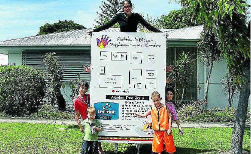 The Walker family in front of the old building are Jedd, Tom, Eliza, Hannah and Will.